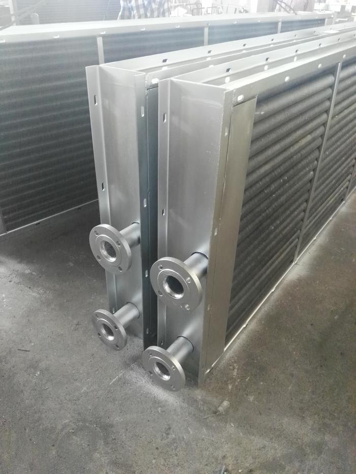 轧制铝翅片空气加热器