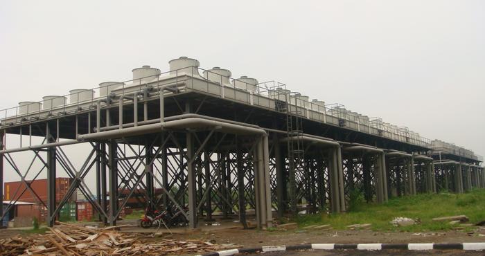 电站空冷器应用现场